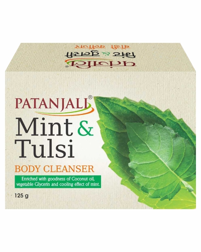 Patanjali Mint - Tulsi Body Cleanser Soap 75GM - Indyancart