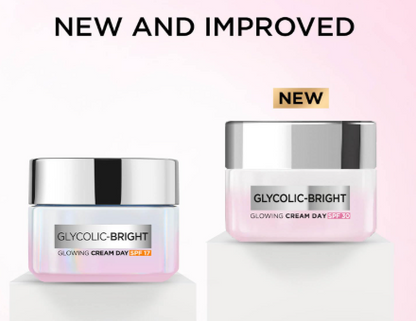 L'Oreal Paris Glycolic Bright Day Cream With SPF 17 - Indyancart