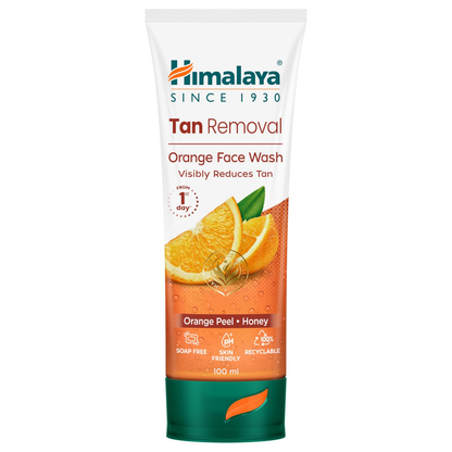 Himalaya Tan Removal Orange Face Wash - Indyancart