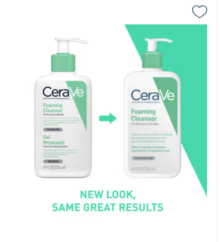 Cerave Foaming Daily Gel Cleanser for Normal to Oily Skin - Indyancart