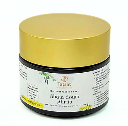 Tatsat Shata Dhauta Ghrita -100 Times Washed Desi Cow’s A2 Ghee - Indyancart