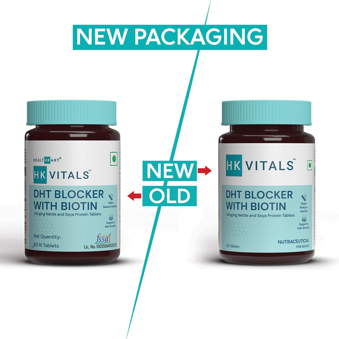 HK Vitals DHT Blocker With Biotin Tablets - Indyancart