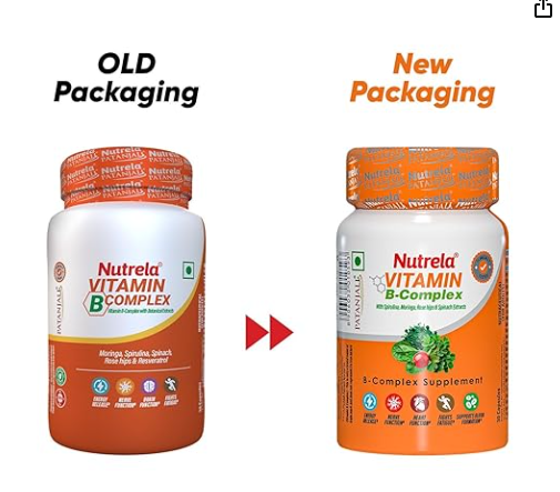 Patanjali Nutrela Vitamin B-complex Capsules - Indyancart