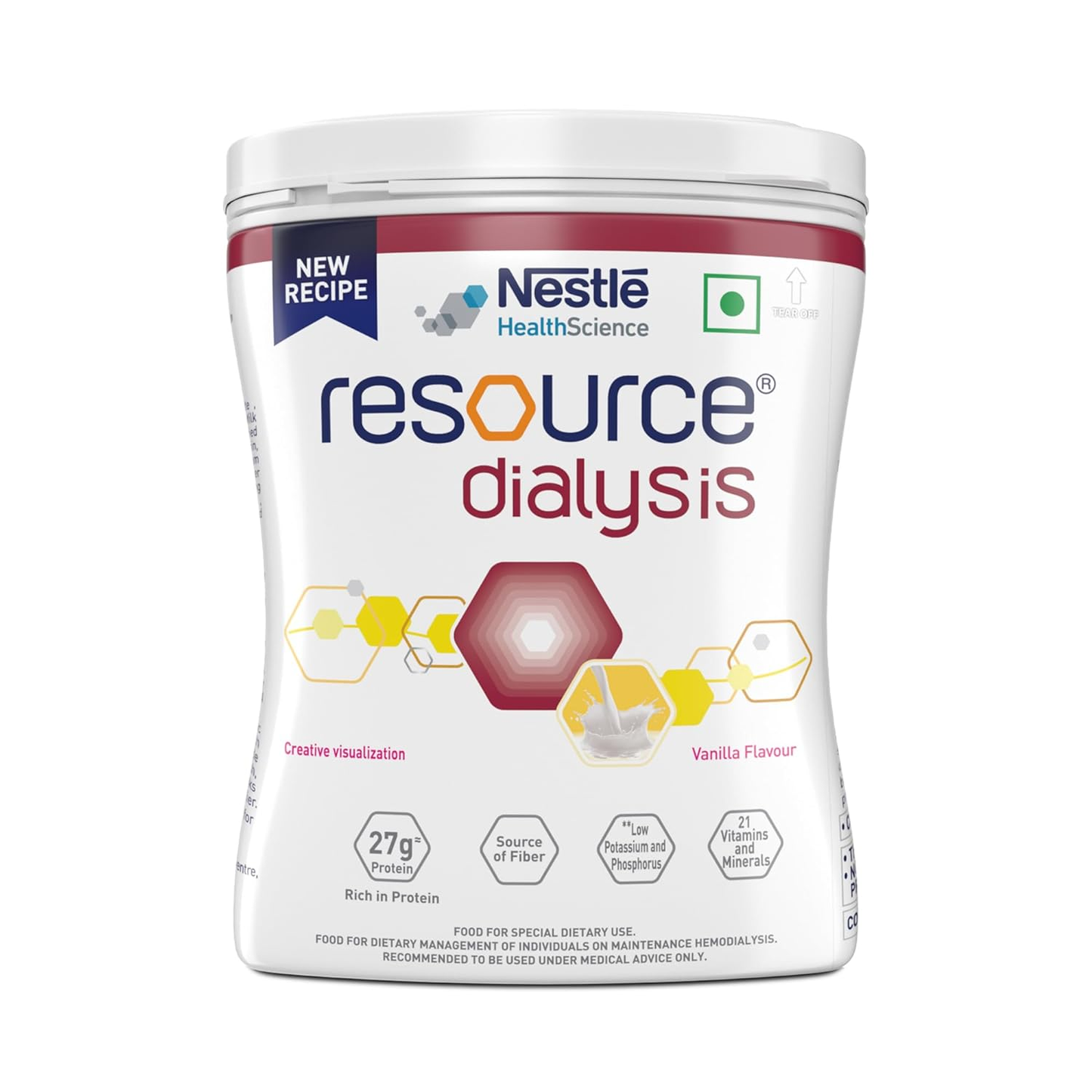 Nestle Resource Dialysis Protein Powder - Vanilla Flavor - Indyancart
