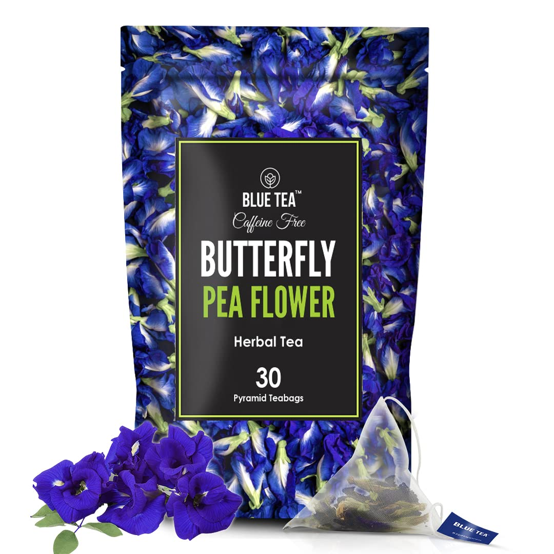 Blue Tea Butterfly Pea Herbal Tea Bags - Indyancart