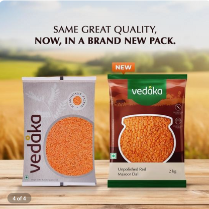 Vedaka Red Masoor Dal Split