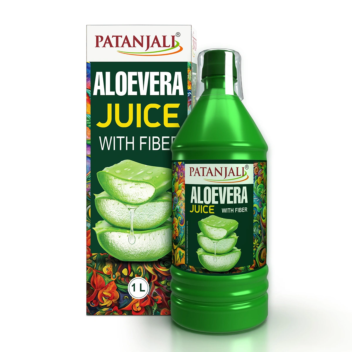 Patanjali Aloevera Juice with Fiber - Indyancart