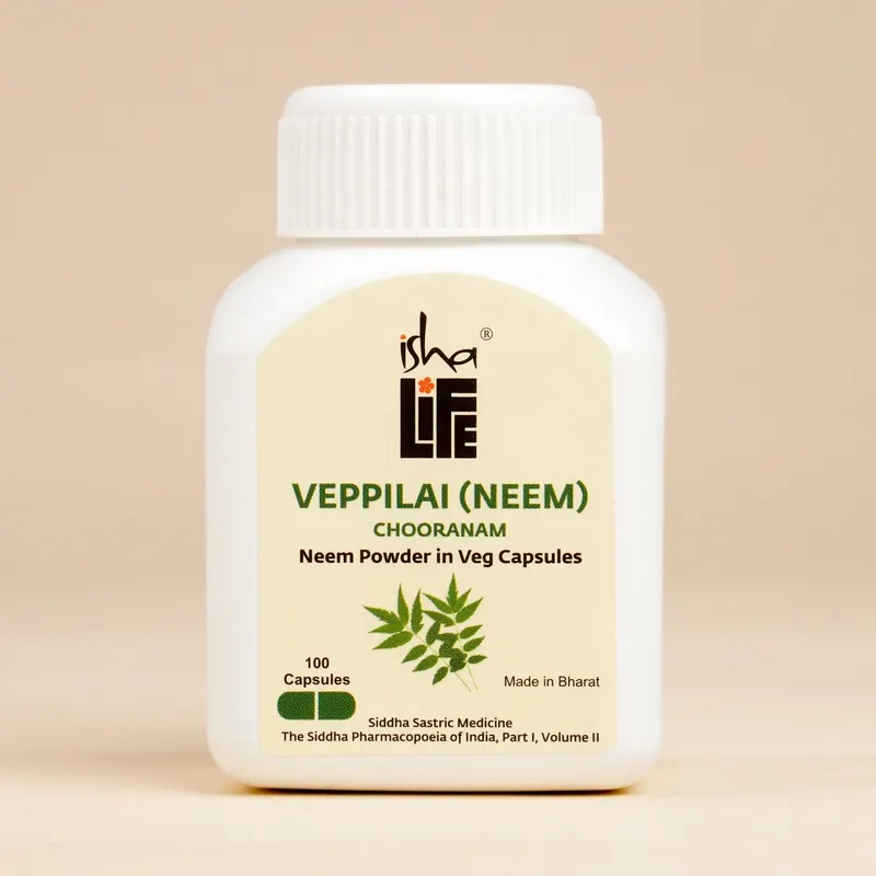 Isha Arogya Neem Powder Veg Pills - Indyancart