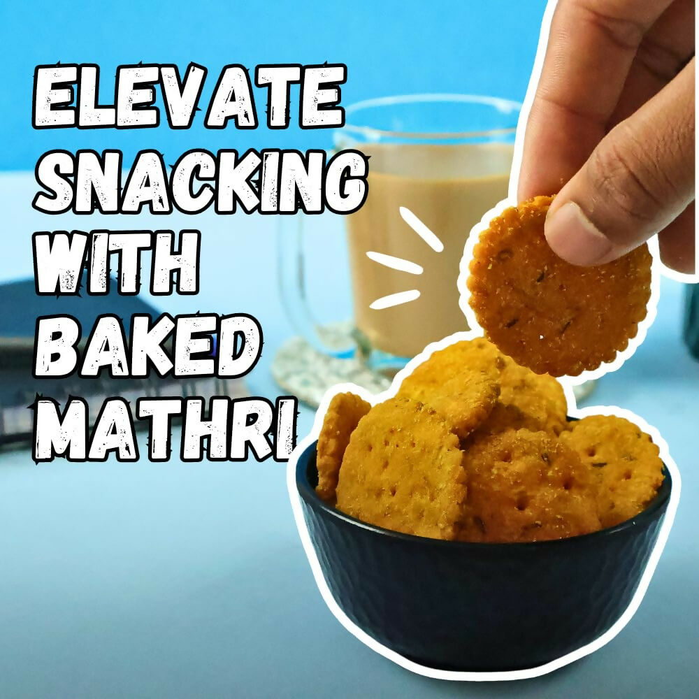 Healthy Master Baked Wheat Masala Mathri Diabetic Friendly Snacks