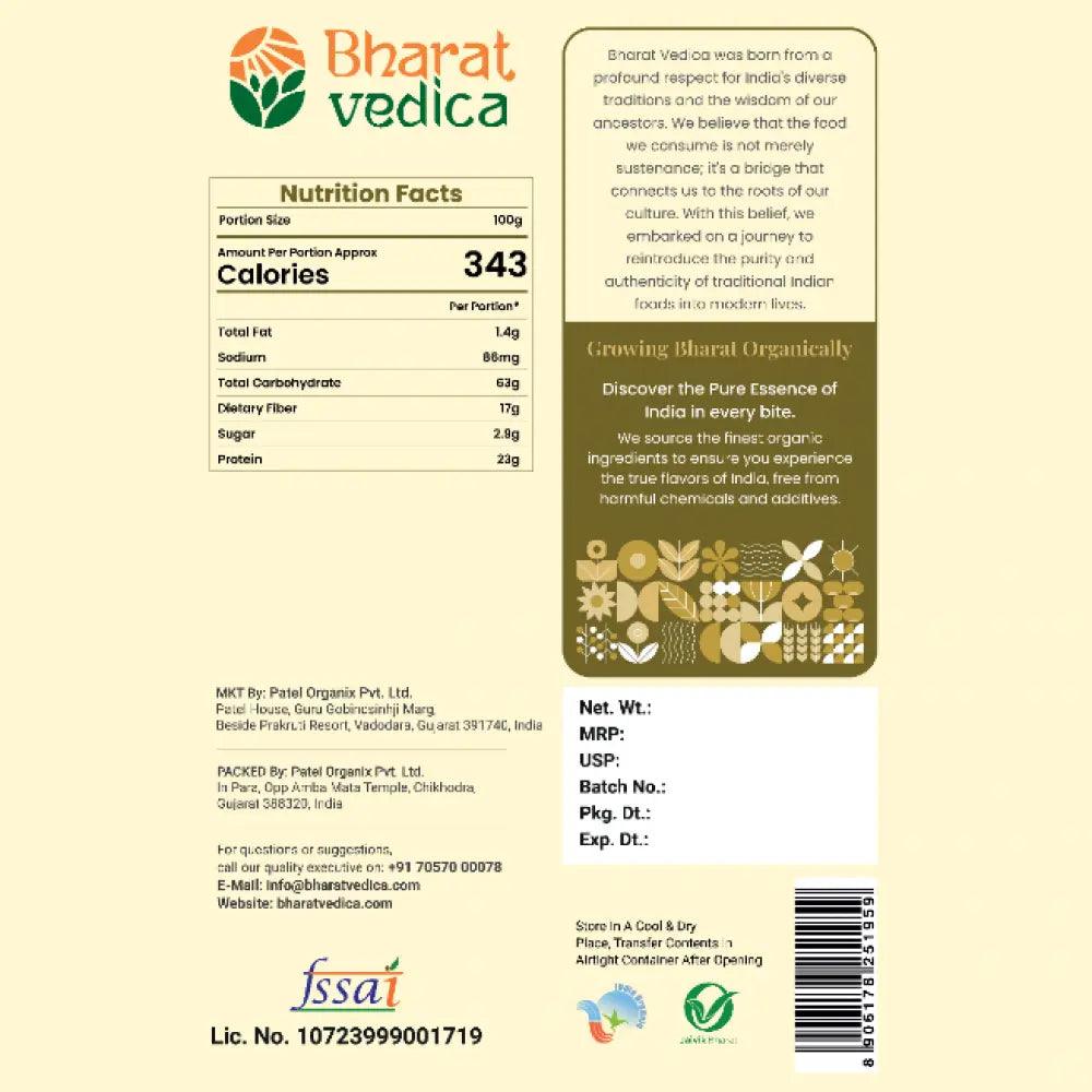 Bharat Vedica Organic Pigeon Peas - Organic Toor Dal