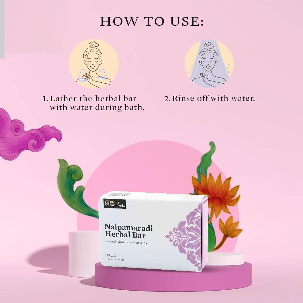 Bipha Ayurveda Nalpamaradi Herbal Bar For Kids