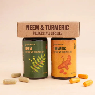 Isha Life Neem and Turmeric Capsules