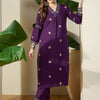 Dhiyona IE Women Ethnic Motifs Printed Regular Thread Work Pure Cotton Kurta with Trousers