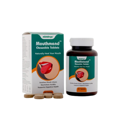 Mintdrops MouthMend Chewable Tablets (for Mouth Sores and Inflammation)