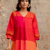 Dhiyona IE Embroidered Top With Palazzos Co-Ords