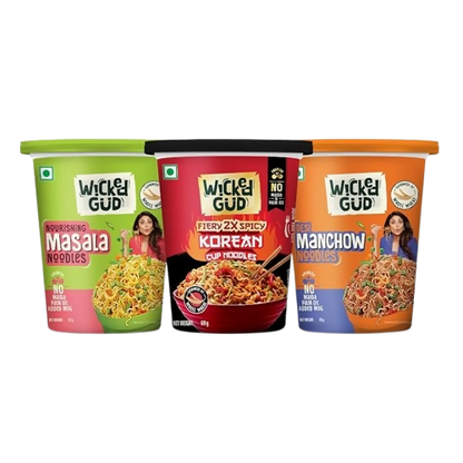 WickedGud Cup Noodles Variety Pack Combo