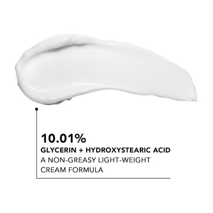Novology Skin Barrier Moisturizer for dry skin in a white jar with a silver lid, showing smooth cream inside.