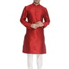 Men's Mustard Silk Blend Straight Kurta Pyjama Set