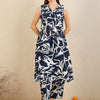 Dhiyona IE Women Printed Regular Pure Cotton Kurta with Trousers