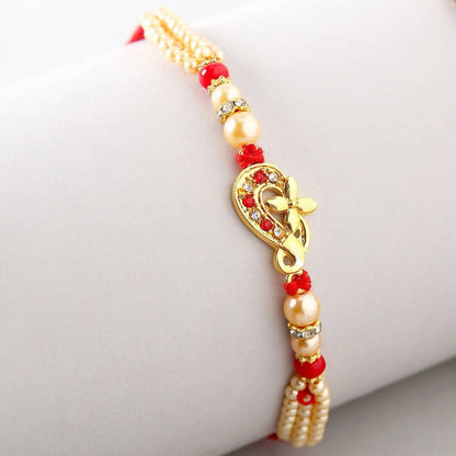 American Diamond Rakhi & Dry Fruits Jars
