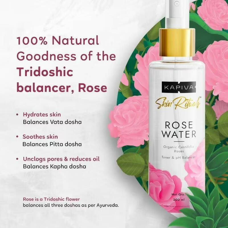 Kapiva Ayurveda Skin Rituals Rose Water - Indyancart