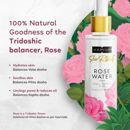 Kapiva Ayurveda Skin Rituals Rose Water - Indyancart