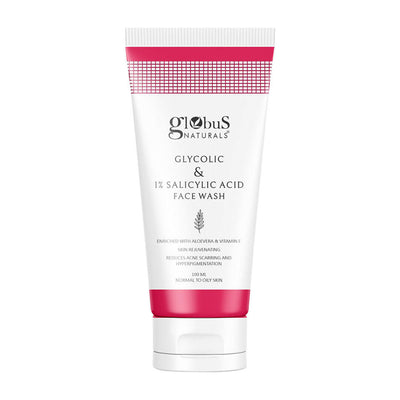 Globus Naturals Glycolic & 1% Salicylic Acid Face wash