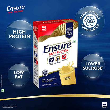 Ensure High Protein Drink for Physically Active Adults - Vanilla - Indyancart