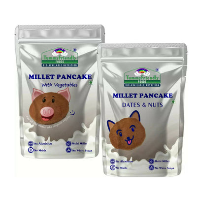 TummyFriendly Foods Millet Pancake Mix - Veggies, Dates, Nuts