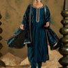 Indyancart IE Women Floral Embroidered Regular Kurta with Trousers & With Dupatta