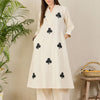 Dhiyona IE Embroidered Pure Cotton Tunic With Trousers Co-Ords