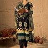 Indyancart IE Women Ethnic Motifs Printed Regular Pure Cotton Kurta with Trousers & With Dupatta