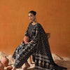 Dhiyona IE Black Floral Printed Gotta Patti Pure Cotton Kurta with Palazzo & Dupatta