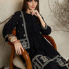 Dhiyona IE Women Embroidered Round Neck Cotton Top and Trousers Co-Ords