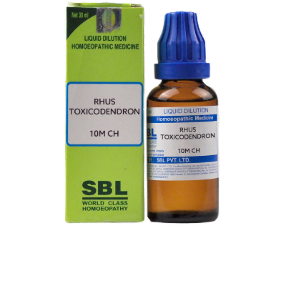 SBL Homeopathy Rhus Toxicodendron Dilution 10M CH