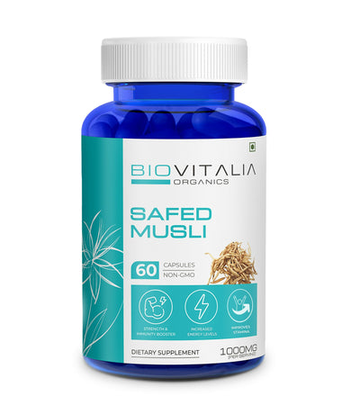 Biovitalia Organics Safed Musli Extract Capsules