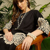 Dhiyona IE Printed Round Neck Top With Trousers Co-Ords