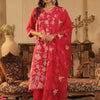 Indyancart IE Women Floral Embroidered Kurta with Trousers & Dupatta