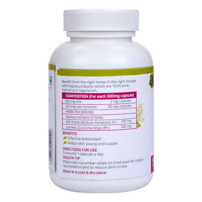 Kapiva Ayurveda Milk Thistle Plus Anti-Aging Capsules