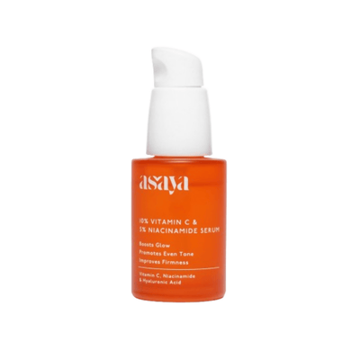 Asaya 10% Vitamin C Serum With 5% Niacinamide & Antioxidant Face Serum For Glowing Skin & Dullness