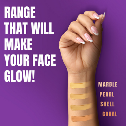 Elle 18 Lasting Glow Foundation - 02 Marble