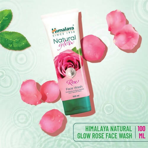 Himalaya Natural Glow Rose Face Wash - Indyancart