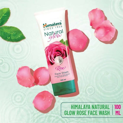 Himalaya Natural Glow Rose Face Wash - Indyancart