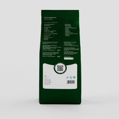 IKAI Organic Whole Masoor (Unpolished Red Lentil)