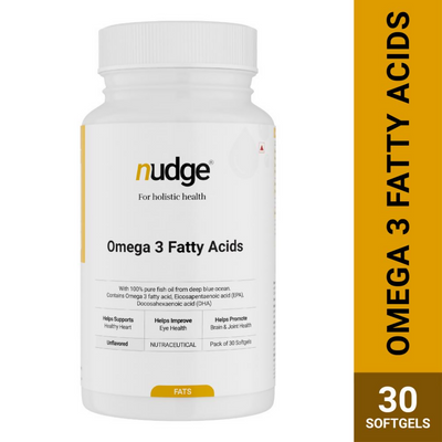 Nudge Omega 3 Fish Oil Capsules