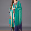 Indyancart IE Women Printed Regular Thread Work Pure Cotton Kurta with Trousers & With Dupatta