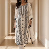 Dhiyona IE Ethnic Motifs Embroidered Regular Thread Work Kurta With Trousers & Dupatta