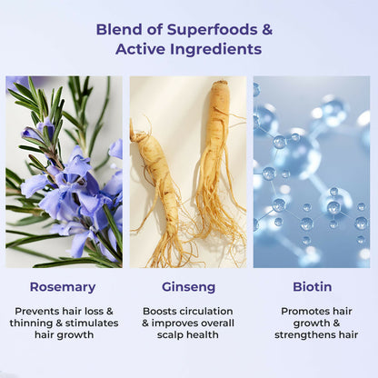 Naturali Anti-Hairfall Hair Mask With Rosemary, Ginseng & Biotin