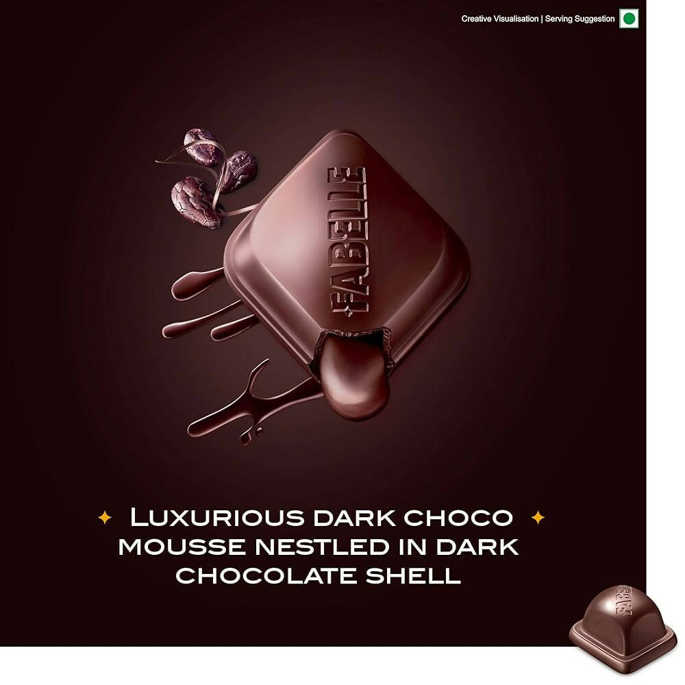 Fabelle Heavenly Dark Mousse with Ghana Cocoa Luxury Bar