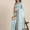 Dhiyona GR Women's Kaaveri Sea Green Heavy Georgette Sequence Embroidered Saree